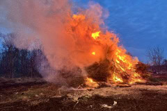 Impressionen vom Biikefeuer in Wrixum