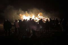 Impressionen vom Biikefeuer in  Nieblum